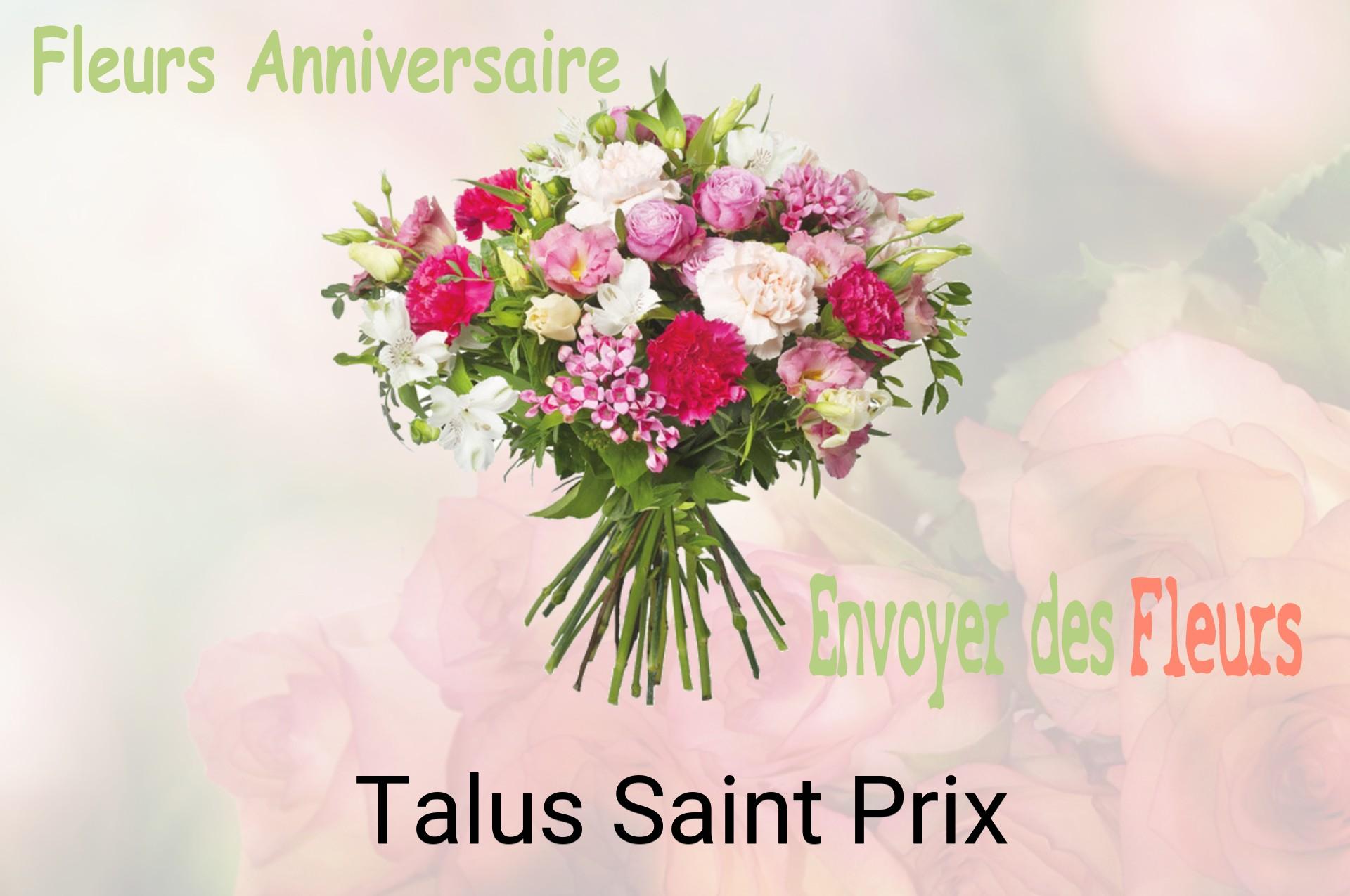 Bouquet de fleurs d’anniversaire livré à Talus-Saint-Prix